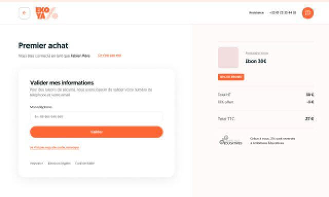 Parcours de premier achat